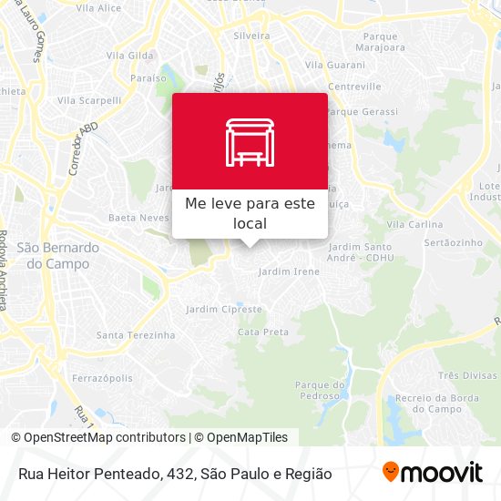 Rua Heitor Penteado, 432 mapa