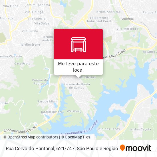 Rua Cervo do Pantanal, 621-747 mapa