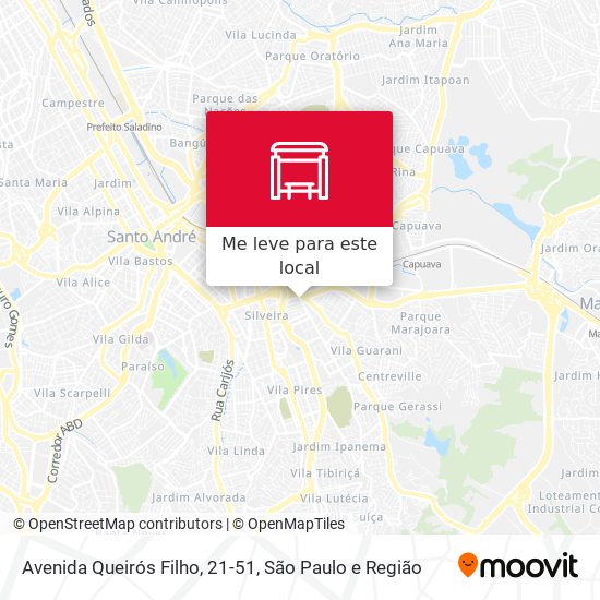 Avenida Queirós Filho, 21-51 mapa