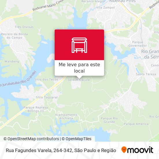 Rua Fagundes Varela, 264-342 mapa