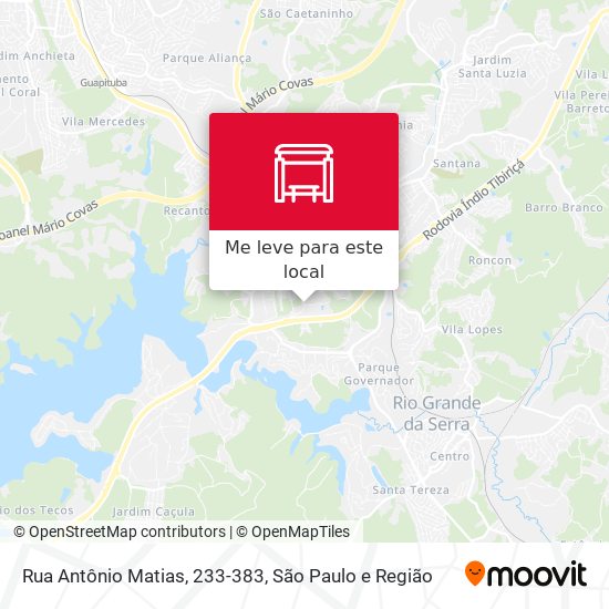 Rua Antônio Matias, 233-383 mapa