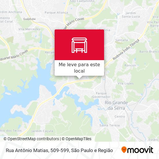 Rua Antônio Matias, 509-599 mapa