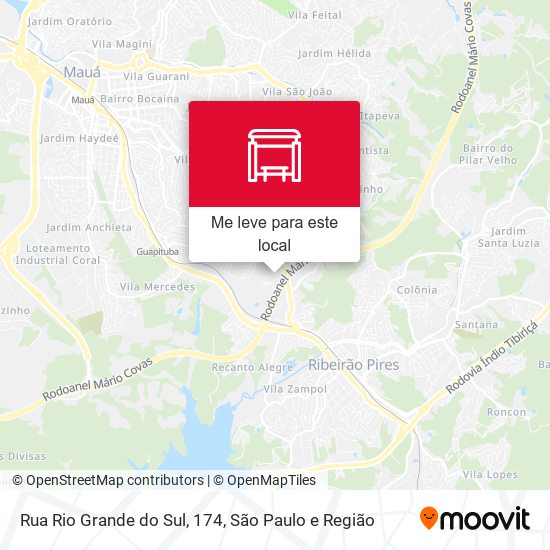 Rua Rio Grande do Sul, 174 mapa