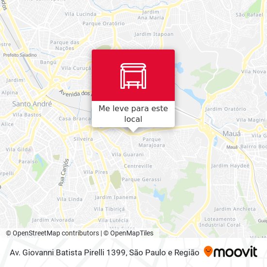 Av. Giovanni Batista Pirelli 1399 mapa