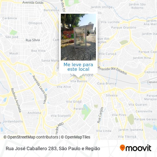 Rua José Caballero 283 mapa