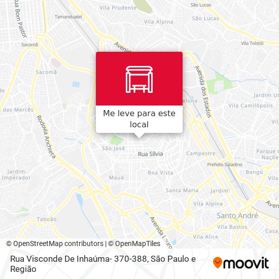 Rua Visconde De Inhaúma- 370-388 mapa