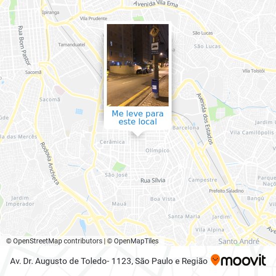 Av. Dr. Augusto de Toledo- 1123 mapa