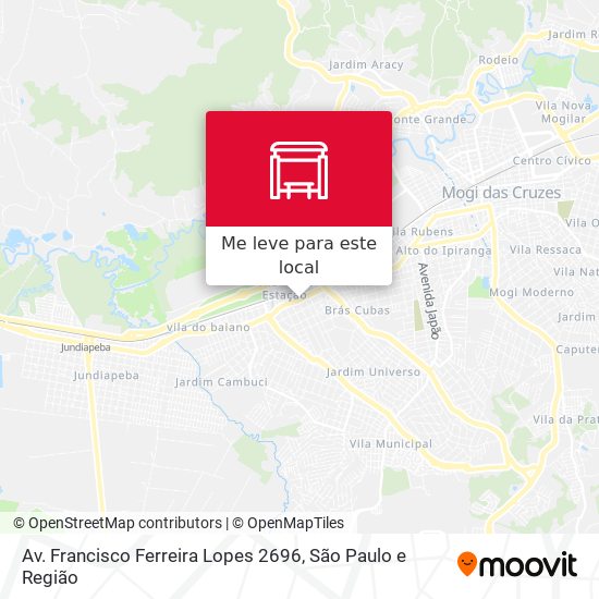 Av. Francisco Ferreira Lopes 2696 mapa