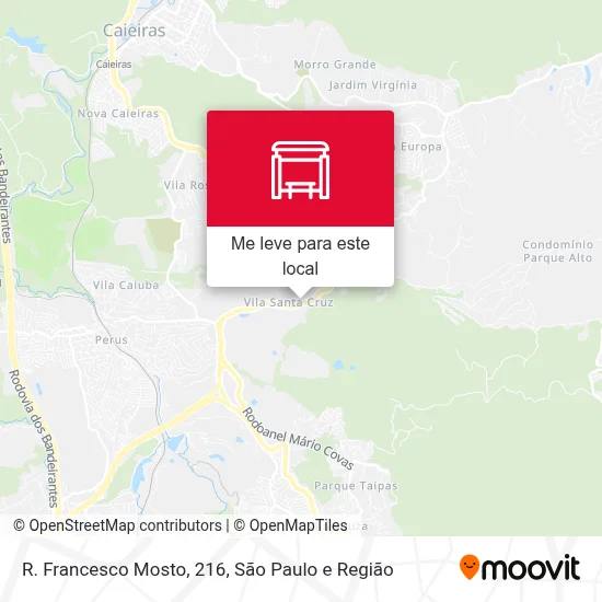 R. Francesco Mosto, 216 mapa