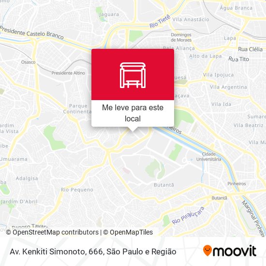 Av. Kenkiti Simonoto, 666 mapa