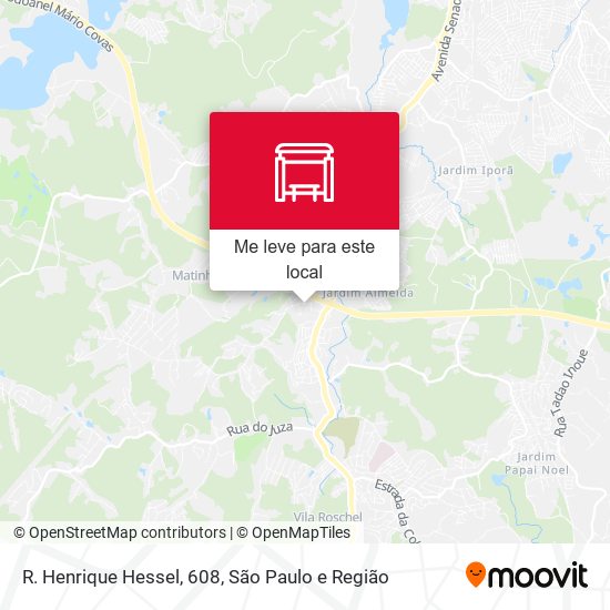 R. Henrique Hessel, 608 mapa