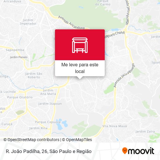 R. João Padilha, 26 mapa
