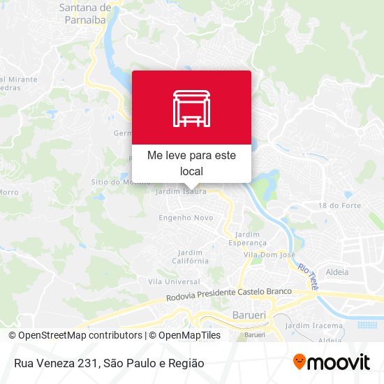 Rua Veneza 231 mapa