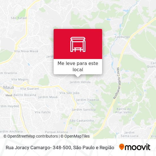 Rua Joracy Camargo- 348-500 mapa