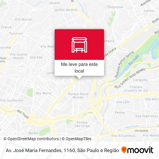 Av. José Maria Fernandes, 1160 mapa