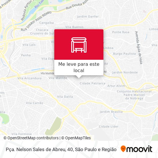 Pça. Nelson Sales de Abreu, 40 mapa