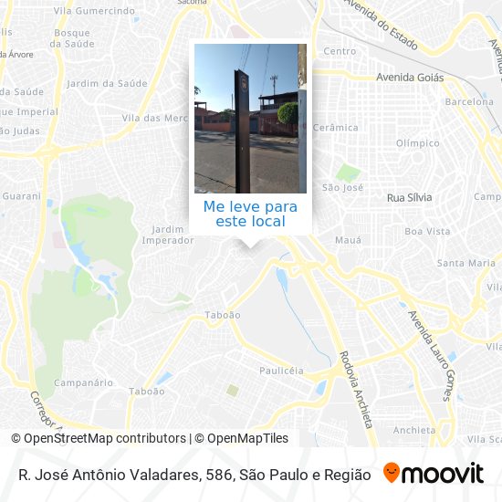 R. José Antônio Valadares, 586 mapa