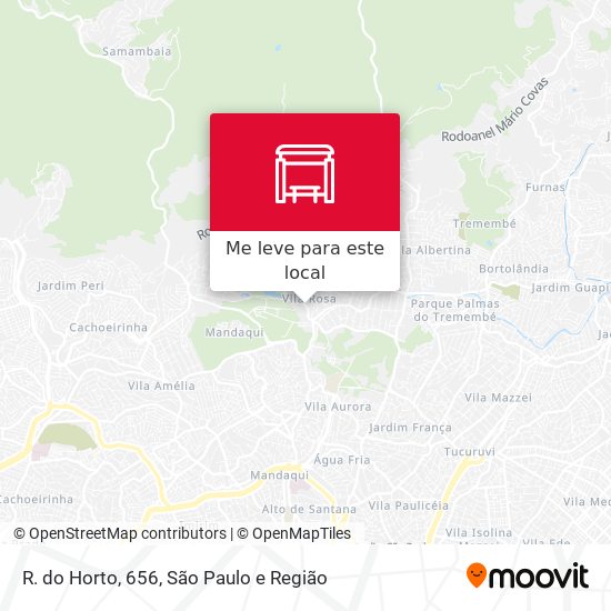 R. do Horto, 656 mapa