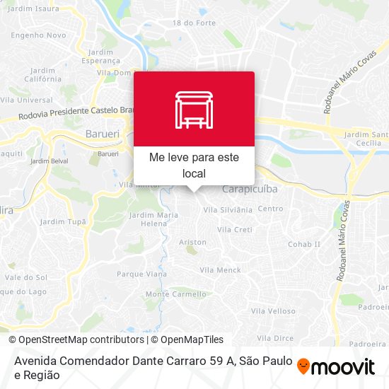 Avenida Comendador Dante Carraro 59 A mapa