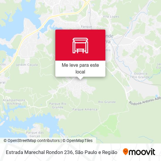 Estrada Marechal Rondon 236 mapa