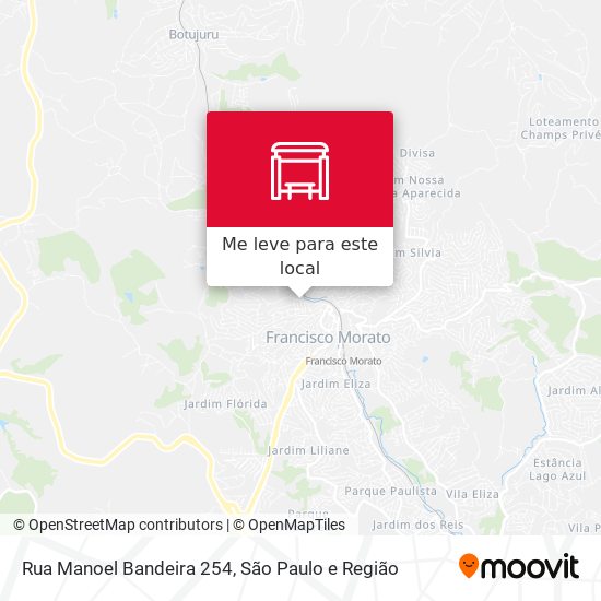 Rua Manoel Bandeira 254 mapa