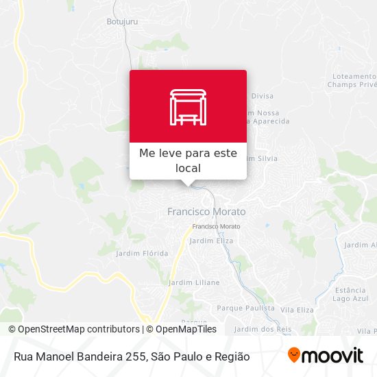 Rua Manoel Bandeira 255 mapa
