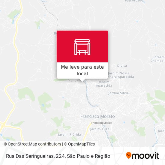 Rua Das Seringueiras, 224 mapa