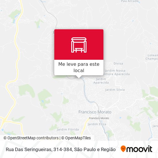 Rua Das Seringueiras, 314-384 mapa