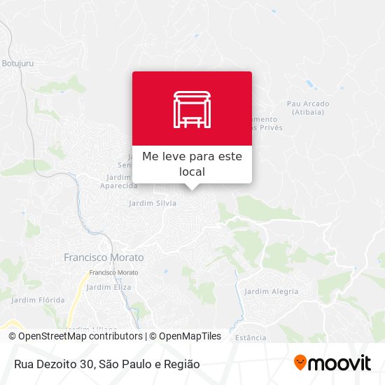 Rua Dezoito 30 mapa