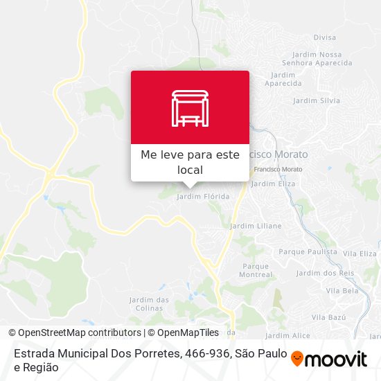 Estrada Municipal Dos Porretes, 466-936 mapa