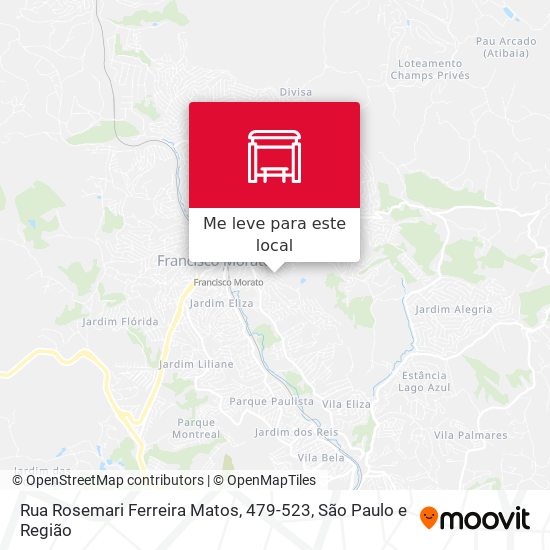 Rua Rosemari Ferreira Matos, 479-523 mapa