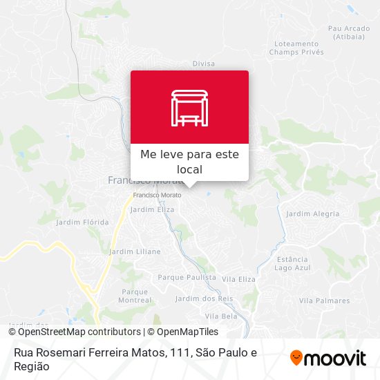 Rua Rosemari Ferreira Matos, 111 mapa