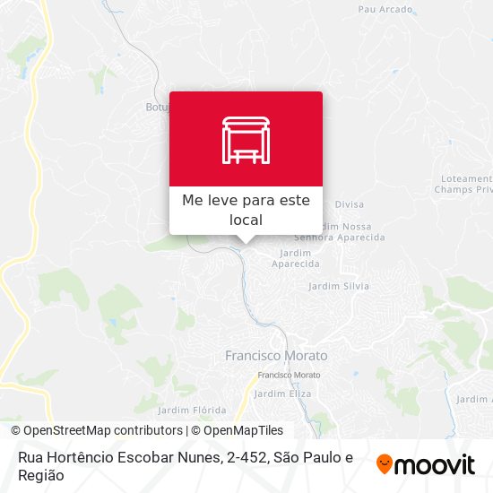 Rua Hortêncio Escobar Nunes, 2-452 mapa