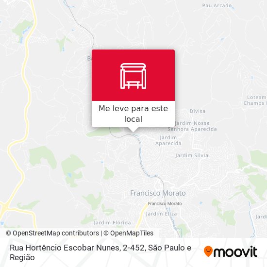 Rua Hortêncio Escobar Nunes, 2-452 mapa