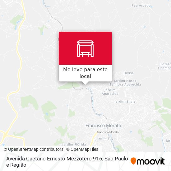 Avenida Caetano Ernesto Mezzotero 916 mapa