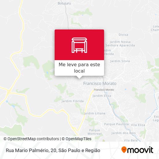 Rua Mario Palmério, 20 mapa