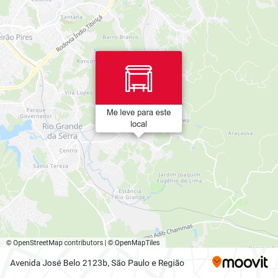 Avenida José Belo 2123b mapa