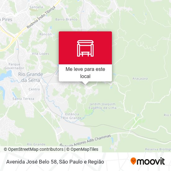 Avenida José Belo 58 mapa