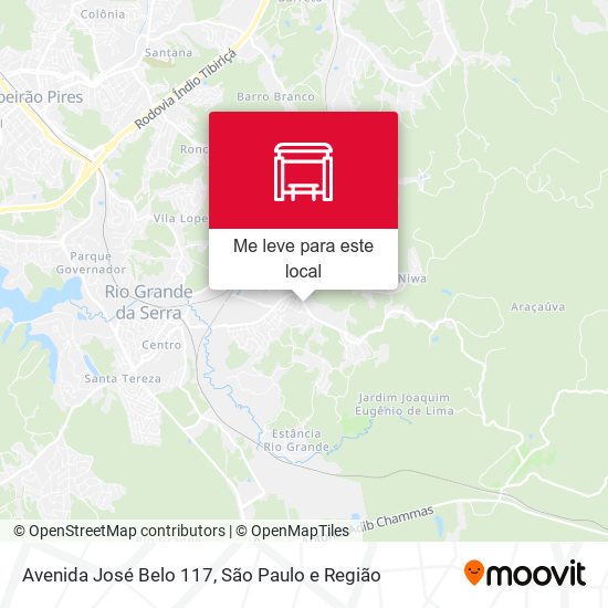 Avenida José Belo 117 mapa