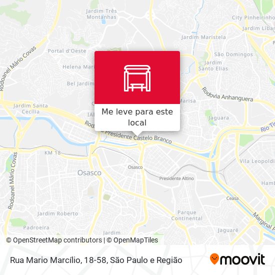 Rua Mario Marcílio, 18-58 mapa