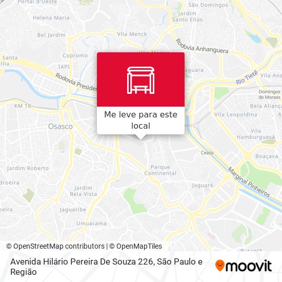 Avenida Hilário Pereira De Souza 226 mapa