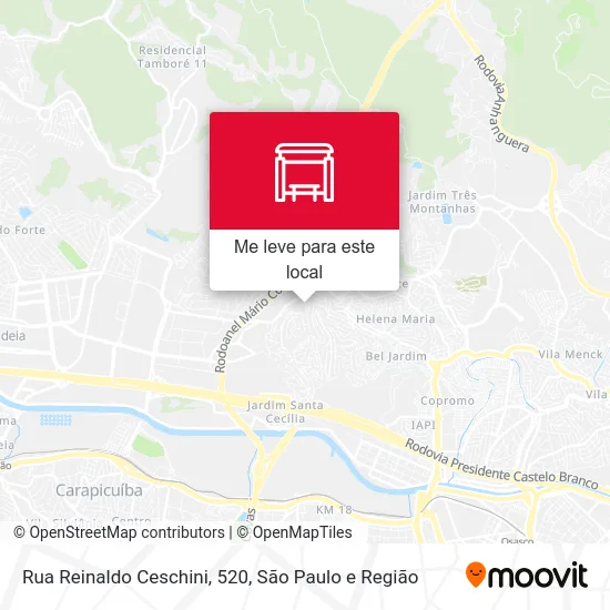 Rua Reinaldo Ceschini, 520 mapa
