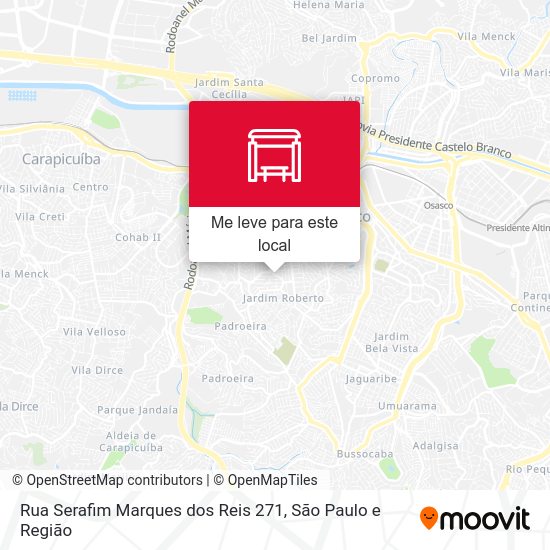 Rua Serafim Marques dos Reis 271 mapa