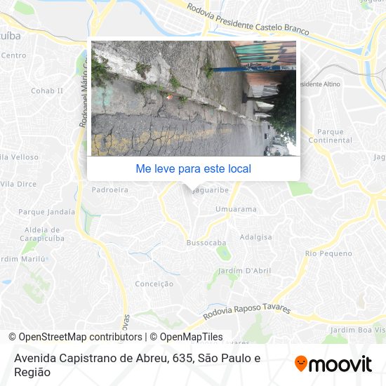 Avenida Capistrano de Abreu, 635 mapa