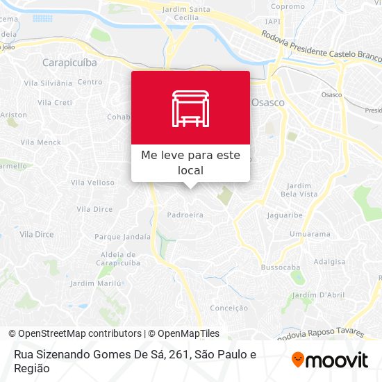 Rua Sizenando Gomes De Sá, 261 mapa