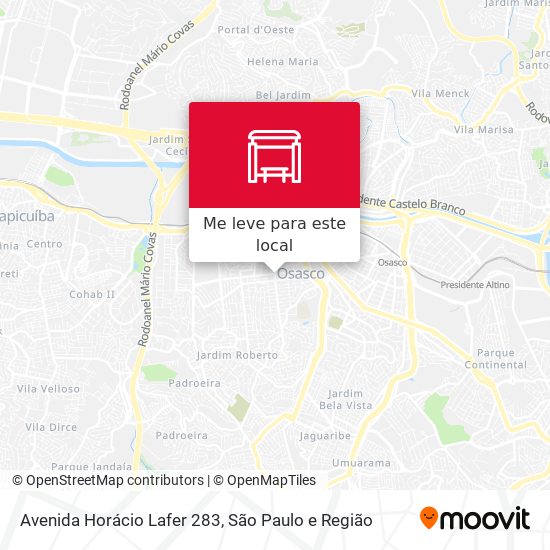 Avenida Horácio Lafer 283 mapa