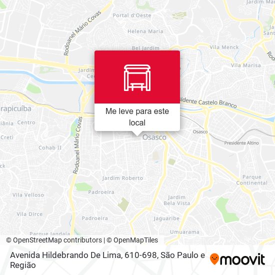Avenida Hildebrando De Lima, 610-698 mapa