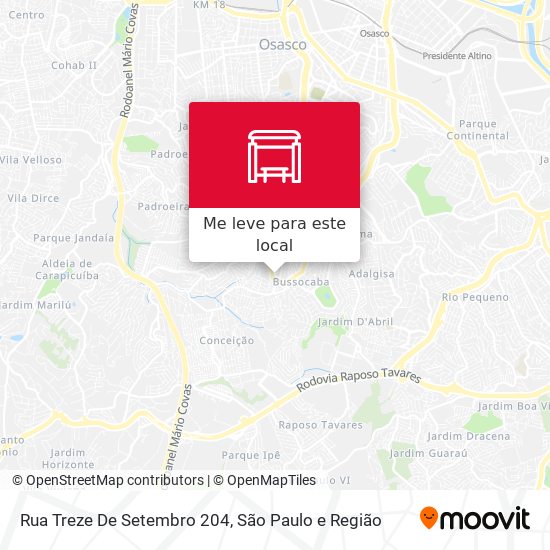 Rua Treze De Setembro 204 mapa