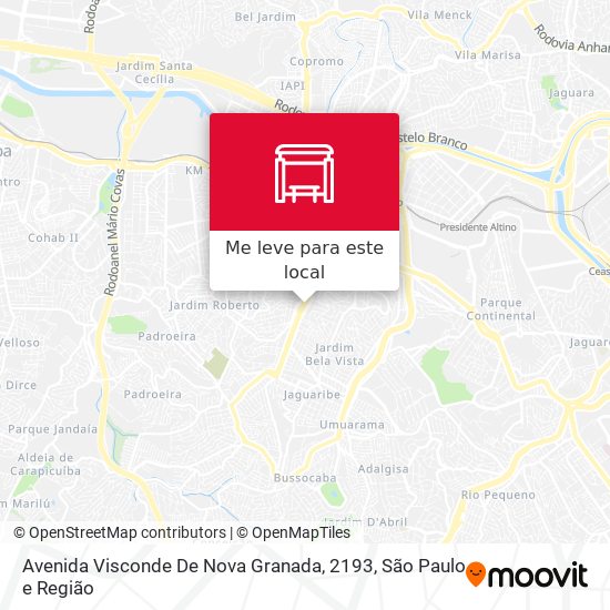 Avenida Visconde De Nova Granada, 2193 mapa