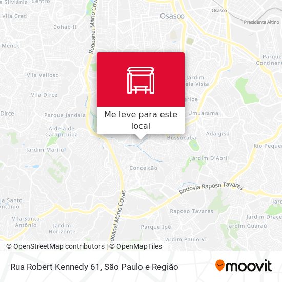 Rua Robert Kennedy 61 mapa